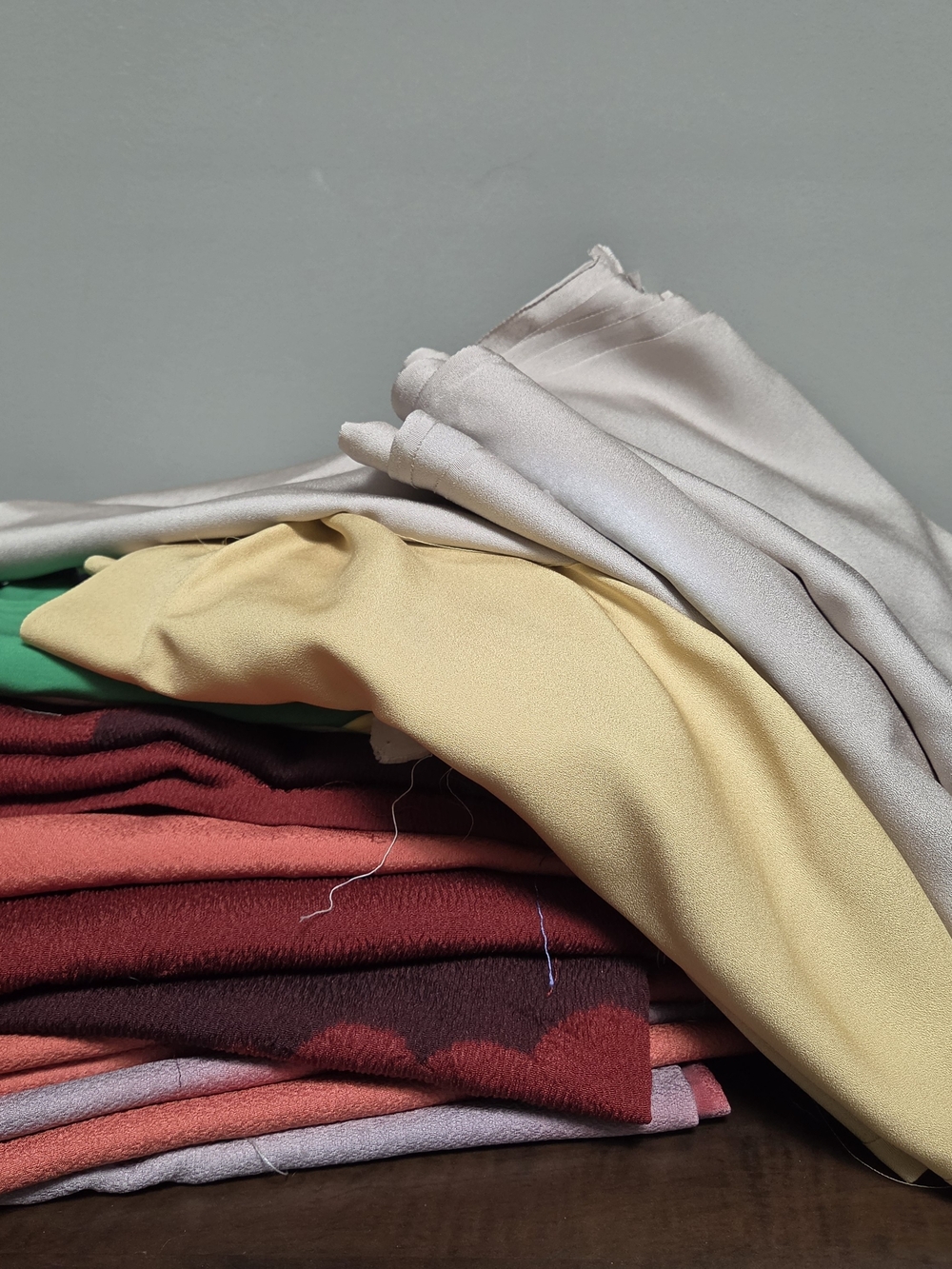 100% Pure Silk Japanese Fabric Mystery Lot 250–300g